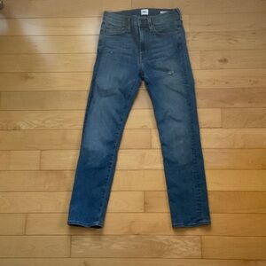 Edwin Elian Crop High Rise Straight Denim Jeans size 25
